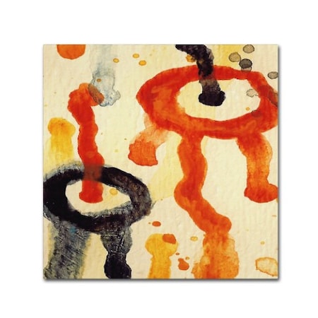 Amy Vangsgard 'Circle Encounters 6' Canvas Art,35x35